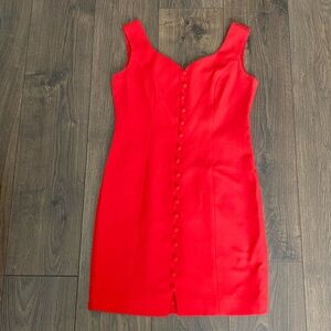 Laundry By Shelli Segal Vibrant Red Mini Dress